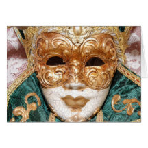 Venetian Mask Card