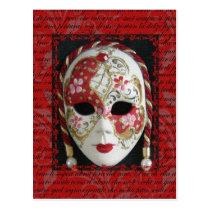 Venetian Mask postcards
