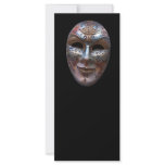 Venetian Masks Book Mark Custom Rack Card