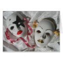 Venetian masks cards
