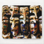 Venetian Masks Mouse Mat