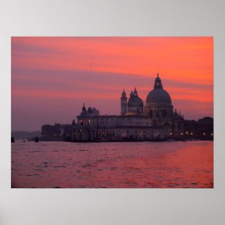 Venetian Sunset Poster