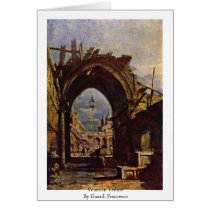 Venetian Vedute By Guardi Francesco Card