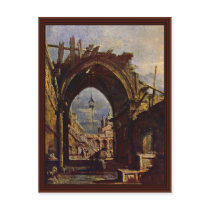 Venetian Vedute By Guardi Francesco Postcards