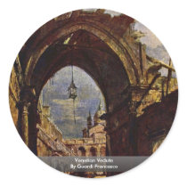 Venetian Vedute By Guardi Francesco Sticker