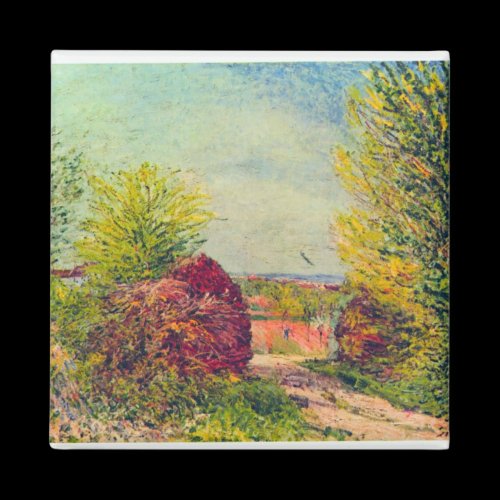 Veneux-Nadon in the spring by Alfred Sisley Refrigerator Magnets