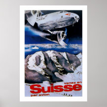Venez En Suisse ~ Come to Switzerland Print