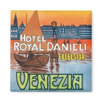 Venezia Hotel Royal Danieli magnets by MyOtherPlanet Venezia Hotel Royal Danieli magnets