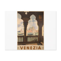 Venezia poster design postcards by VanityBarn Venezia poster design postcards
