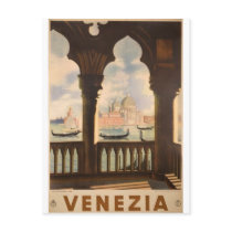 Venezia poster design postcards by VanityBarn Venezia poster design postcards