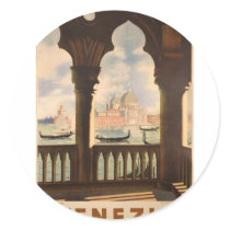 Venezia poster design stickers by VanityBarn Venezia poster design stickers