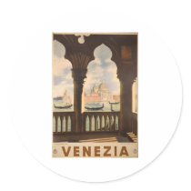 Venezia poster design stickers by VanityBarn Venezia poster design stickers