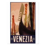 Venezia travel poster 1920 Venice, Italy Postcards