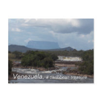 Venezuela, , a caribbean treasure post card