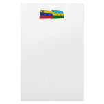 Venezuela and Anzoátegui Waving Flags Stationery Paper