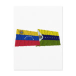 Venezuela and Apure Waving Flags Post Cards