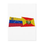 Venezuela and Aragua Waving Flags Postcards
