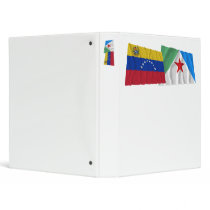 Venezuela and Mérida Waving Flags 3 Ring Binders