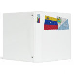 Venezuela and Sucre Waving Flags Vinyl Binders