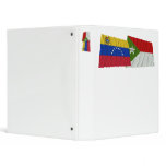 Venezuela and Trujillo Waving Flags 3 Ring Binder