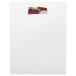 Venezuela and Trujillo Waving Flags Letterhead Template