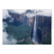 Venezuela, Angel Falls, Canaima National Park Greeting Cards
