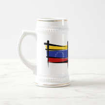 Venezuela Brush Flag Mug