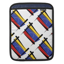 Venezuela Brush Flag Sleeves For iPads