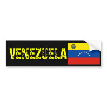VENEZUELA BUMBER STICKER bumper stickers by Venezolano VENEZUELA BUMBER STICKER bumper stickers