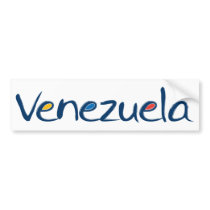 Venezuela Bumper Sticker bumper stickers by lizardkg Venezuela Bumper Sticker bumper stickers