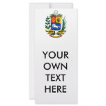 Venezuela Coat of Arms Rack Card Template