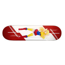 Venezuela distressed flag skateboard