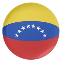Venezuela Fisheye Flag Plate