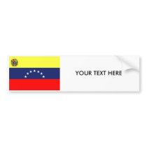 VENEZUELA FLAG Bumper Sticker bumper stickers by USDEAL VENEZUELA FLAG Bumper Sticker bumper stickers