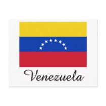 Venezuela Flag Design postcards by flagshirt Venezuela Flag Design postcards