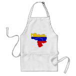 Venezuela flag map aprons