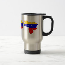 Venezuela Flag Map full size Coffee Mug