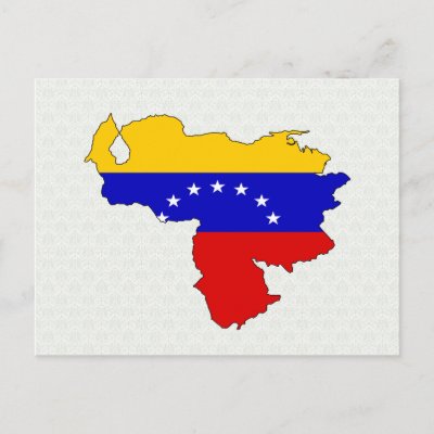 Venezuela Flag Map full size