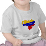 Venezuela Flag Map full size Tshirts