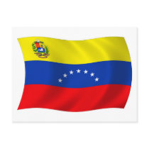 Venezuela Flag Postcard by LivingFlags2 Venezuela Flag Postcard