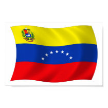 Venezuela Flag Poster Print by LivingFlags2 Venezuela Flag Poster Print