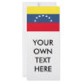Venezuela Flag Custom Rack Card