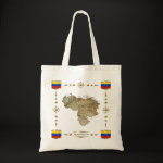 Venezuela Map Flag Border Bag