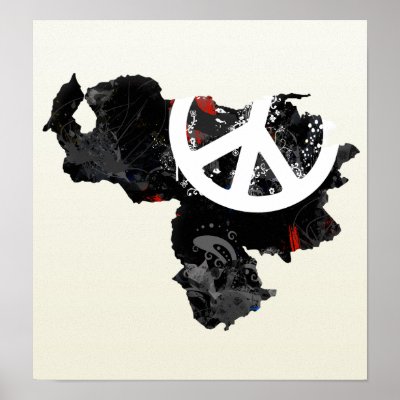 Venezuela Trendy Peace Sign