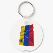 Venezuela Waving Flag keychains by Vexillophile Venezuela Waving Flag keychains
