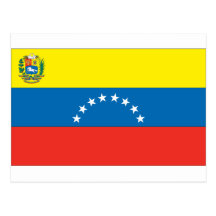 Venezuelan Flag Postcard