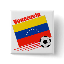Venezuelan Soccer Team Button button