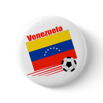 Venezuelan Soccer Team Pinback Button button