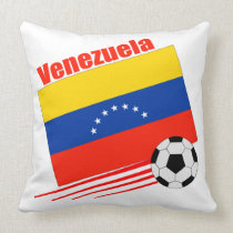 Venezuelan Soccer Team Throw Pillow