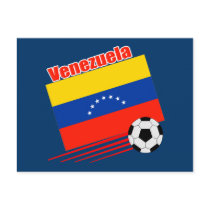 Venezuelan Soccer Team Postcard postcard